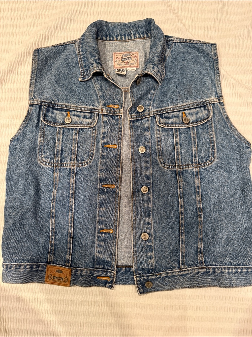 PS Gitano Jean vest size large